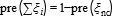pre(sum(xi_i))=1-pre(xi[nc])